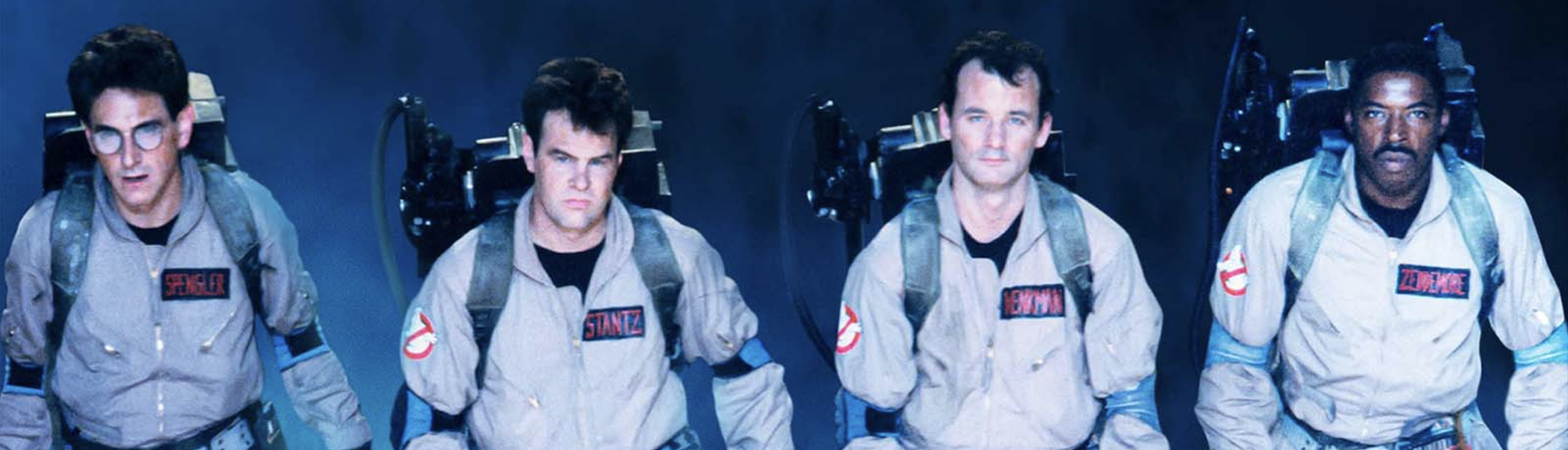 A picture of the Ghostbusters team